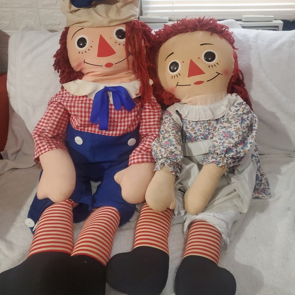 Vintage 1940 OR 1960,  39 In The Original Raggedy Anne And Andy